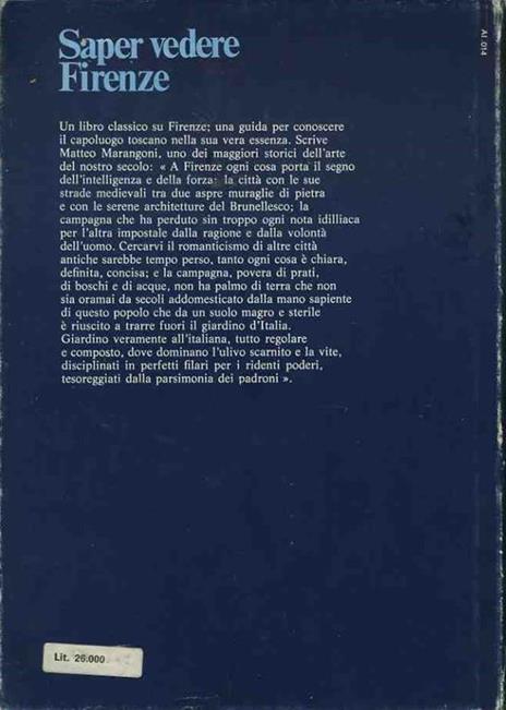 Saper vedere Firenze - Matteo Marangoni - 2