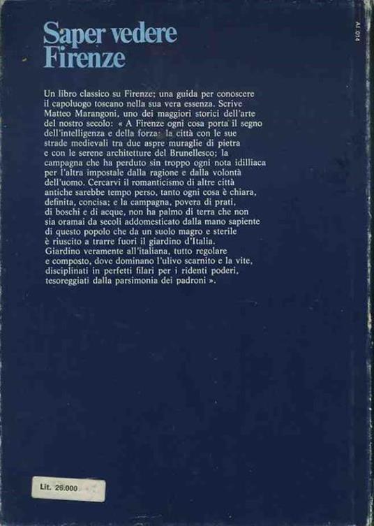 Saper vedere Firenze - Matteo Marangoni - 2