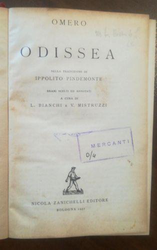 Odissea - BIANCHI-MISTRUZZI - copertina