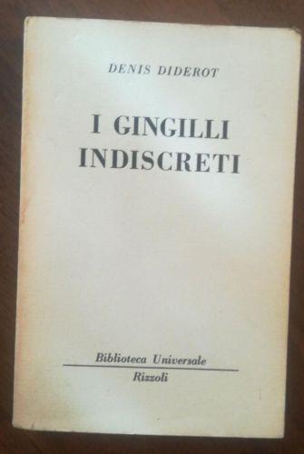I gingilli indiscreti - Denis Diderot - copertina