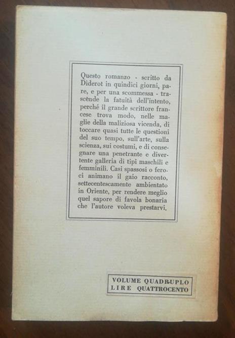 I gingilli indiscreti - Denis Diderot - 2