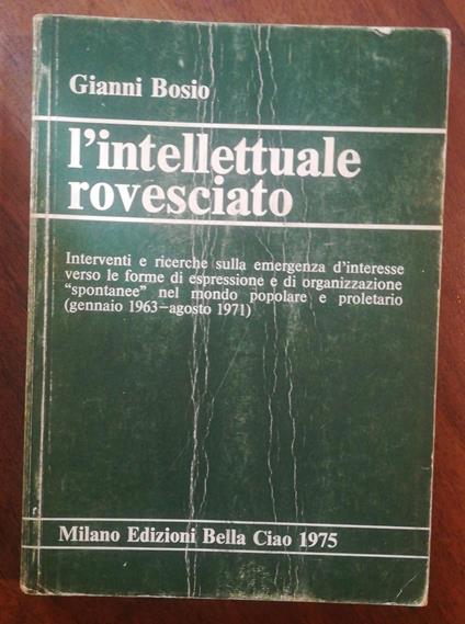 L' Intellettuale Rovesciato - copertina