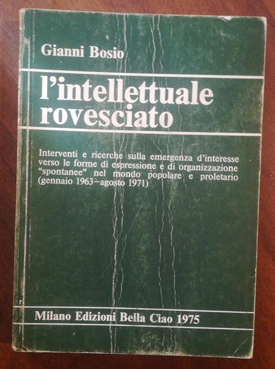 L' Intellettuale Rovesciato - copertina
