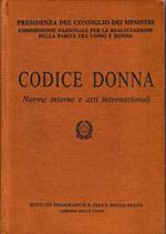 Codice Donna. Norme interne e atti internazionali