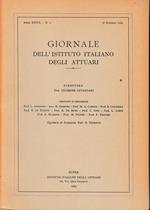 Giornale dell'Istituto Italiano degli Attuari. Anno XXVII - n. 2, 2° semestre 1964