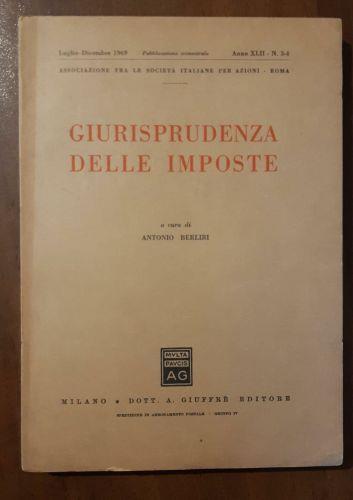 Giurisprudenza delle imposte - copertina