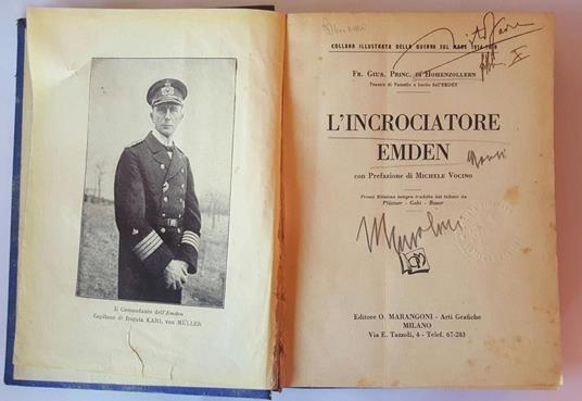L' Incrociatore Emden - copertina