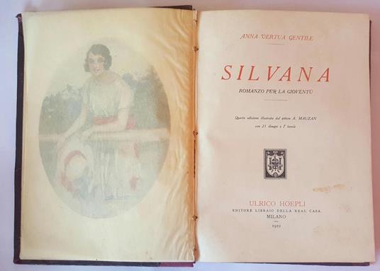 Silvana. Romanzo per la gioventu' - Anna Vertua Gentile - copertina