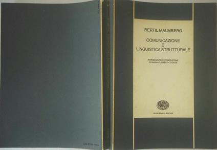 Comunicazione E Linguistica Strutturale - Bertil Malmberg - copertina