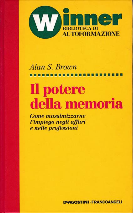 Il potere della memoria - copertina