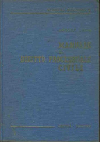 Manuale di diritto processuale civile - Andrea Lugo - copertina