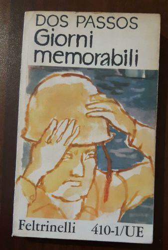 Giorni memorabili - John Dos Passos - copertina