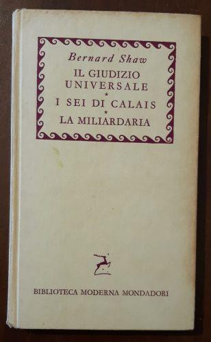 Il giudizio universale - Bernard Shaw - copertina