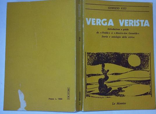 Verga verista - Gorizio Viti - copertina