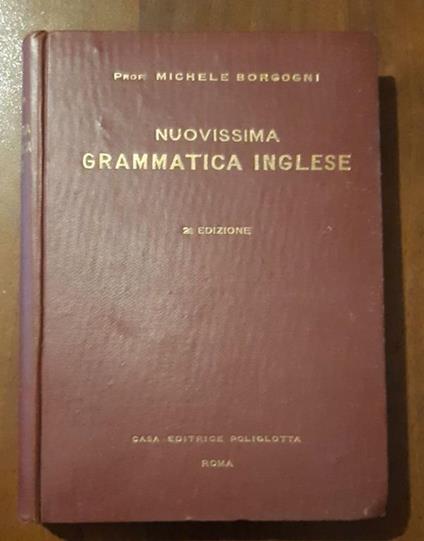 Nuovissimi Grammatica Inglese - copertina