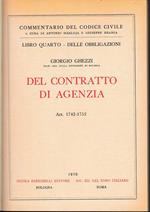 Libro quarto - Del contratto di agenzia. Art. 1742-1753