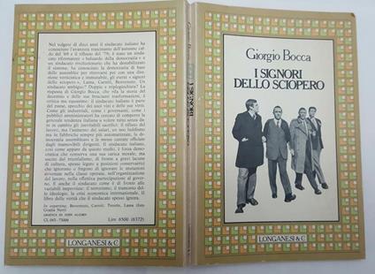 I signori dello sciopero - Giorgio Bocca - copertina