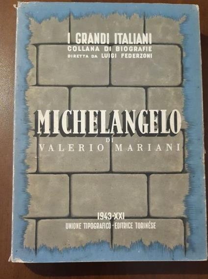 Michelangelo - Valerio Mariani - copertina