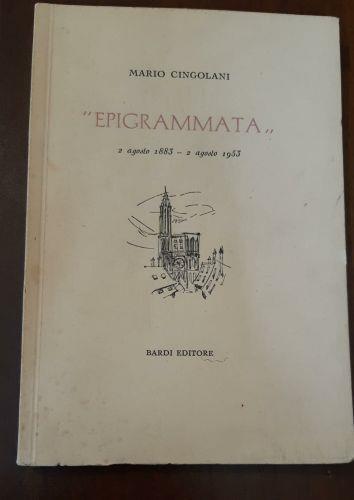 Epigrammata - Mario Cingolani - copertina