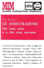 Le Assicurazioni che cosa sono e a che cosa servono