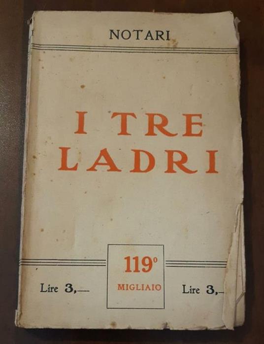 I tre ladri. (Mio zio milardario) - copertina