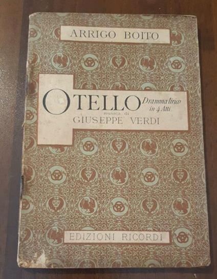 Otello - Arrigo Boito - copertina