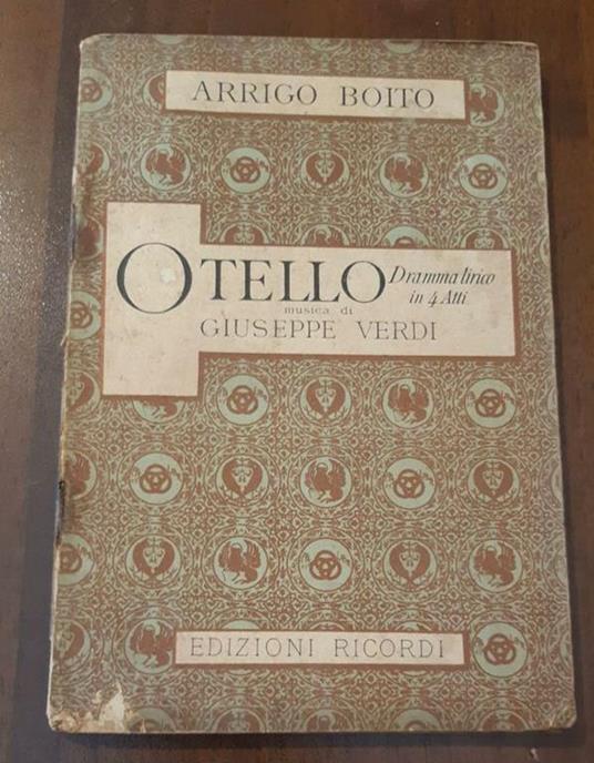 Otello - Arrigo Boito - copertina