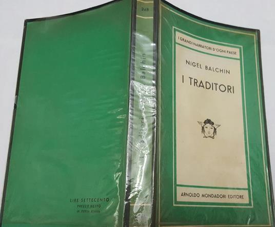 I traditori - Nigel Balchin - copertina