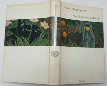 Verdi colline d'Africa - Ernest Hemingway - copertina