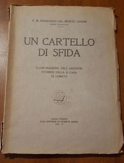 Un cartello di sfida - copertina