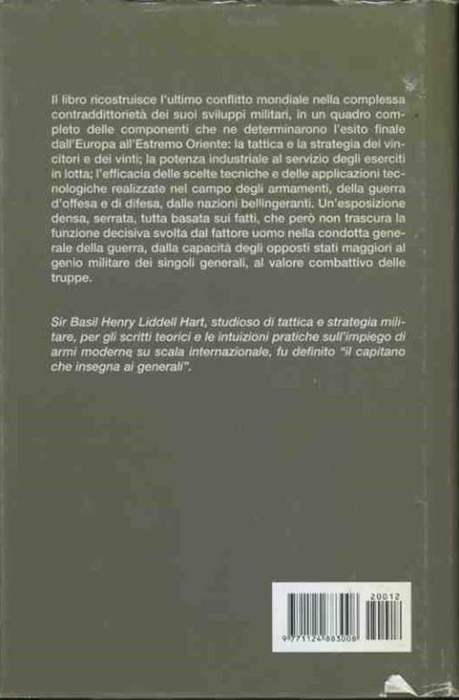 Storia militare della seconda guerra mondiale. Volume secondo - Basil H. Liddell Hart - 2