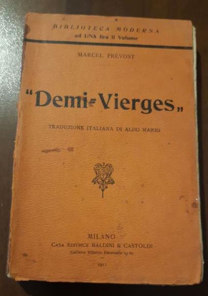 Demi-Vierges - Marcel Prévost - copertina