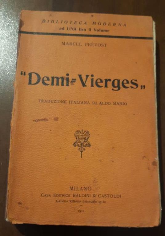 Demi-Vierges - Marcel Prévost - copertina