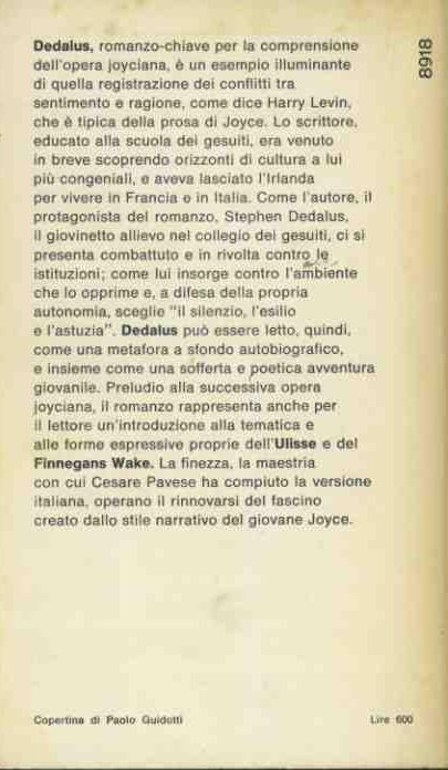 Dedalus - James Joyce - 2