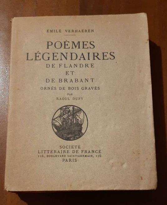 Poemes Legendaires de Fandre et De Brabant - Emile Verhaeren - copertina