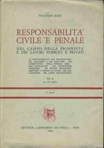 Responsabilità civile e penale. Volume II
