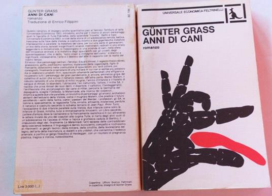 Anni di cani - Günter Grass - copertina