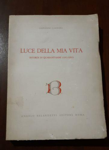 Luce della mia vita - G. B. Carrara - copertina