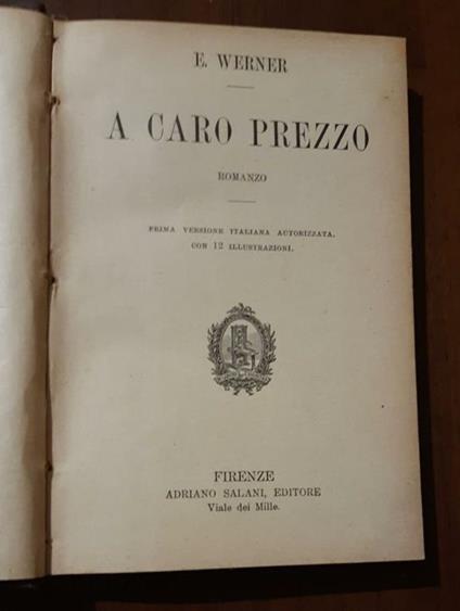 A caro prezzo - Elisabetta Werner - copertina