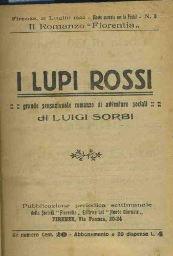 I lupi rossi - Luigi Sorbi - copertina