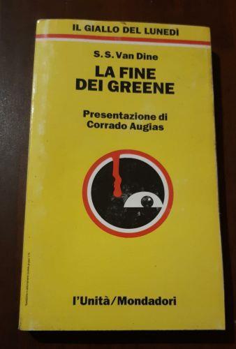 La fine dei Greene - S. S. Van Dine - copertina