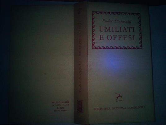 Umiliati e offesi - Fëdor Dostoevskij - copertina