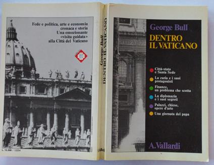 Dentro il Vaticano - George Bull - copertina