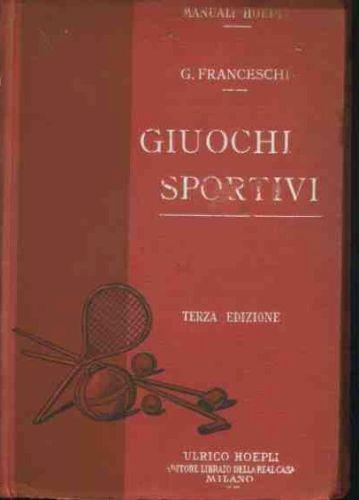 Giuochi sportivi - Giacomo Franceschi - copertina