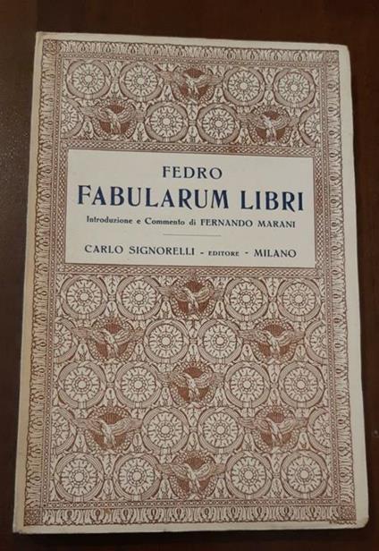 Fabularum Libri - Fedro - copertina