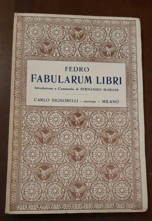 Fabularum Libri - Fedro - copertina