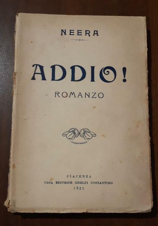 Addio - Neera - copertina
