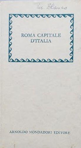 Roma capitale d'Italia - Anonimo - copertina