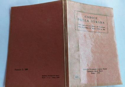 Codice della strada - copertina