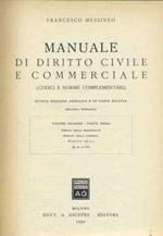 Manuale di diritto civile e commerciale. Vol. 2 parte I